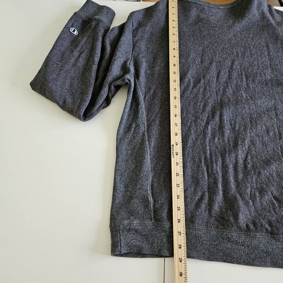 Champion x Wood Wood Sweatshirt Mens XL Heathered Gray LS Made In Italy Preppy - Picture 8 of 16